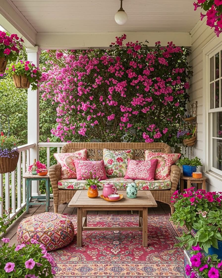 بالکن صورتی