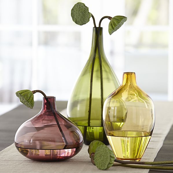 گلدان شیشه‌ای مینیمال