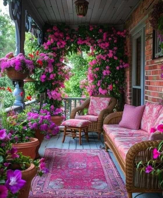 بالکن صورتی