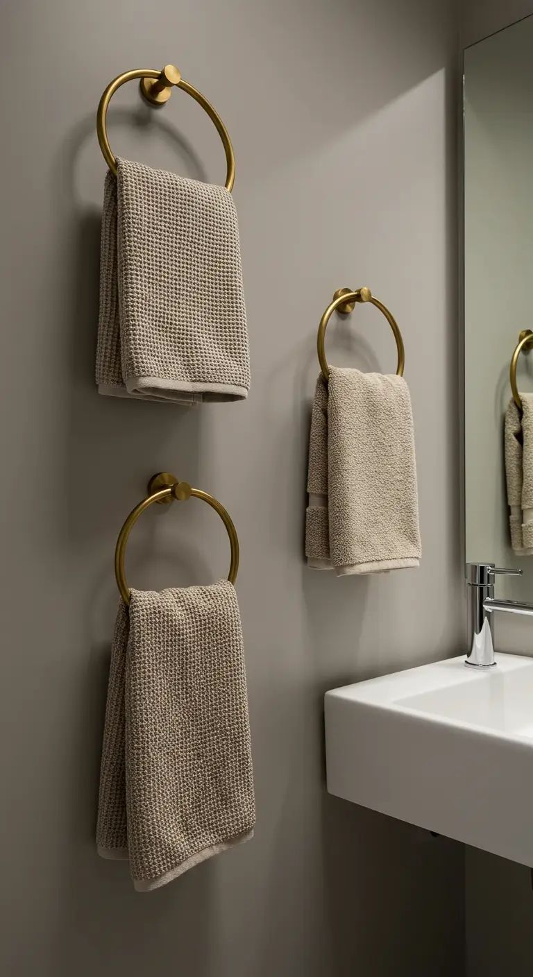 آویز حوله سرویس بهداشتی