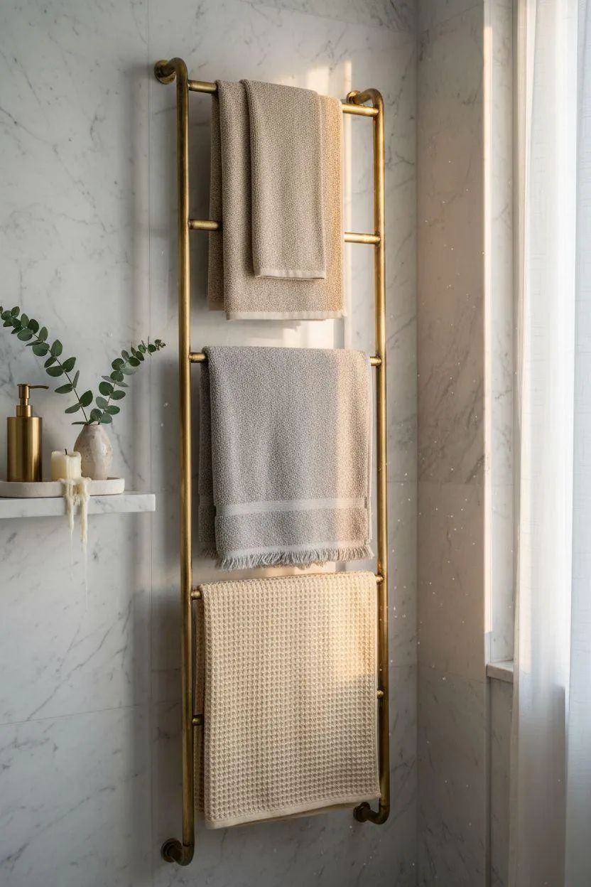 آویز حوله سرویس بهداشتی