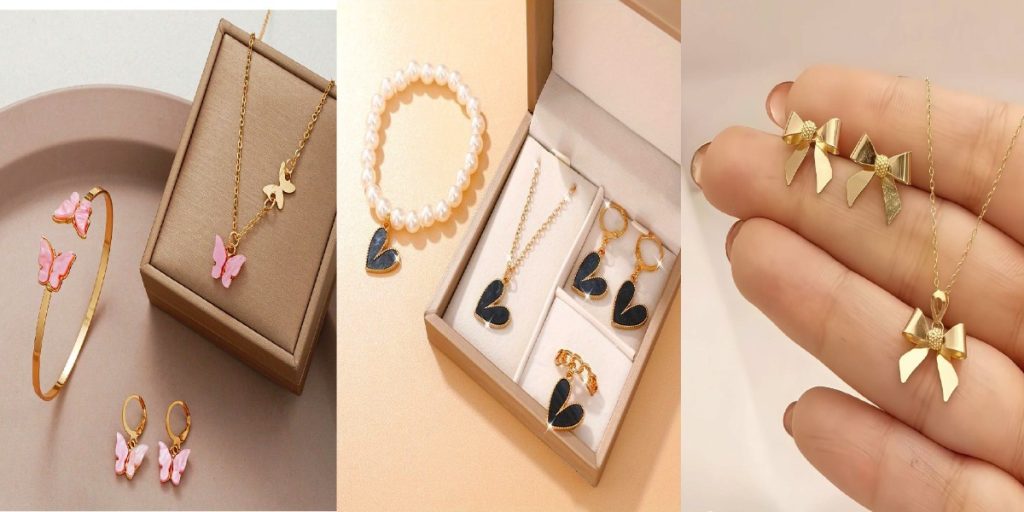 جدیدترین ست اکسسوری تینیجری | گردنبند و گوشواره‌های ترند امسال پینترست