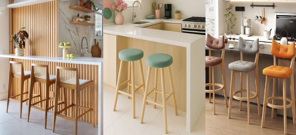 جدیدترین مدلهای صندلی اپن آشپزخانه | ۲۵ طرح خیلی شیک واسه کانترهای کوچیک و بزرگ