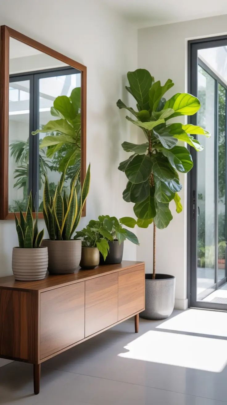 دیزاین پذیرایی با گل طبیعی