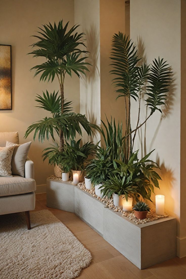 دیزاین پذیرایی با گل طبیعی