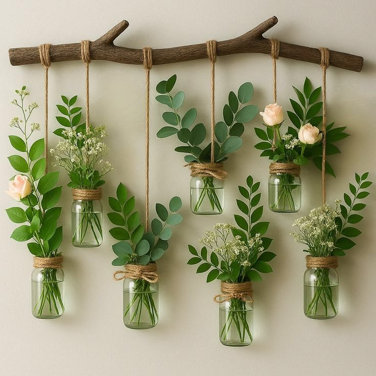 دیزاین پذیرایی با گل طبیعی