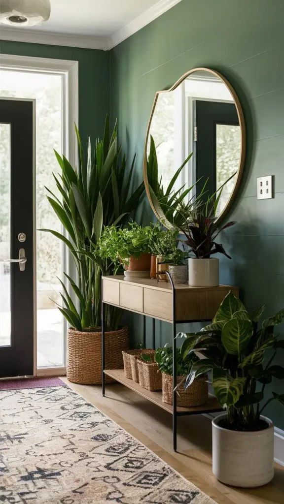 دیزاین پذیرایی با گل طبیعی