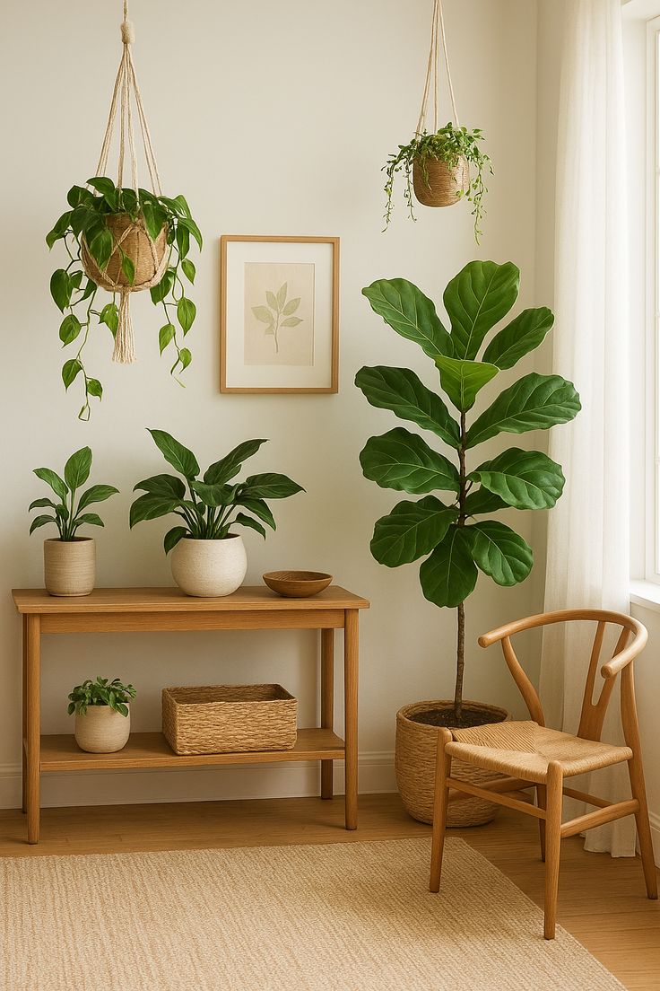 دیزاین پذیرایی با گل طبیعی