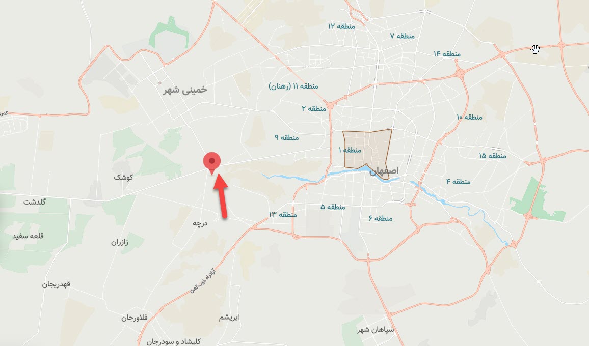 شهر درچه کجاست؟