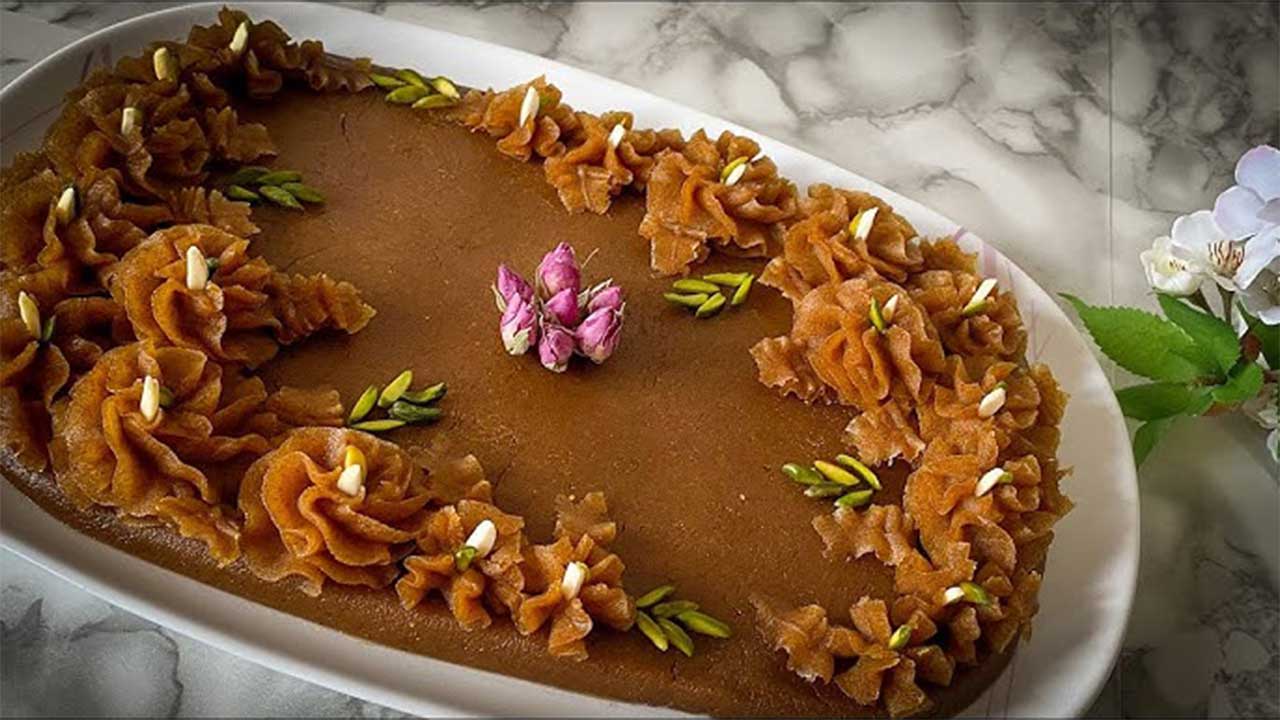 طرز تهیه ترحلوا ارد برنج