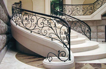 نرده راه پله فرفورژه