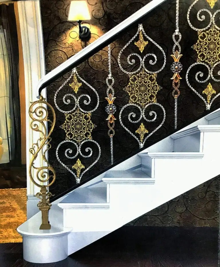 نرده راه پله فرفورژه