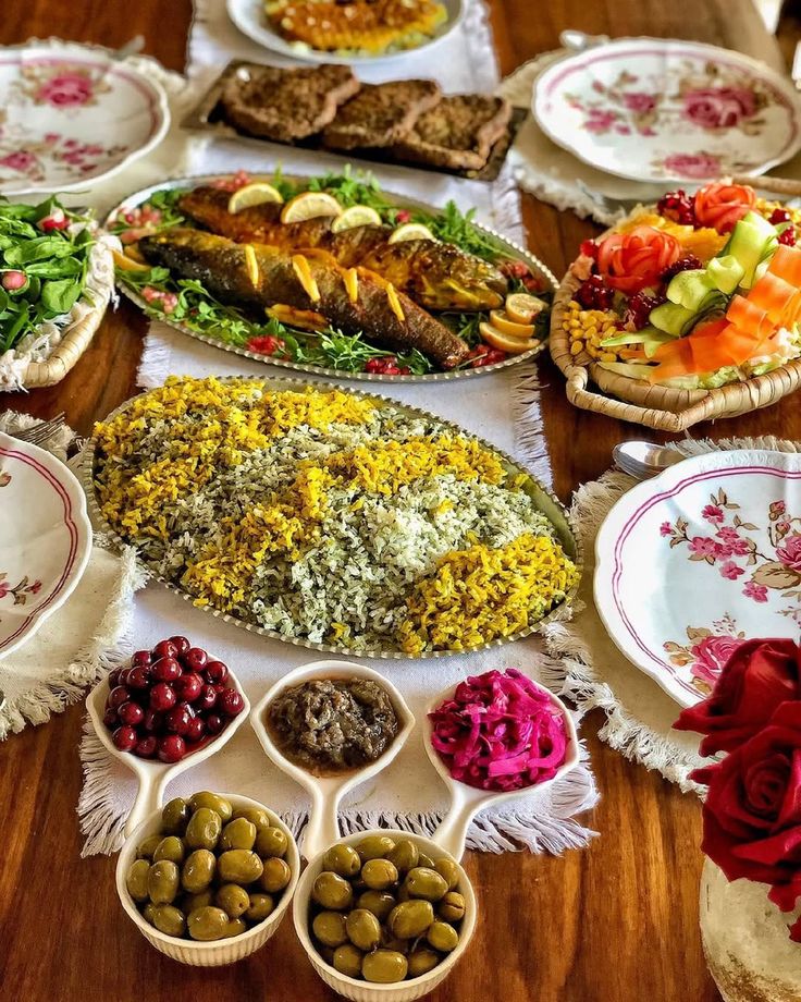 دیزاین میز غذا ایرانی