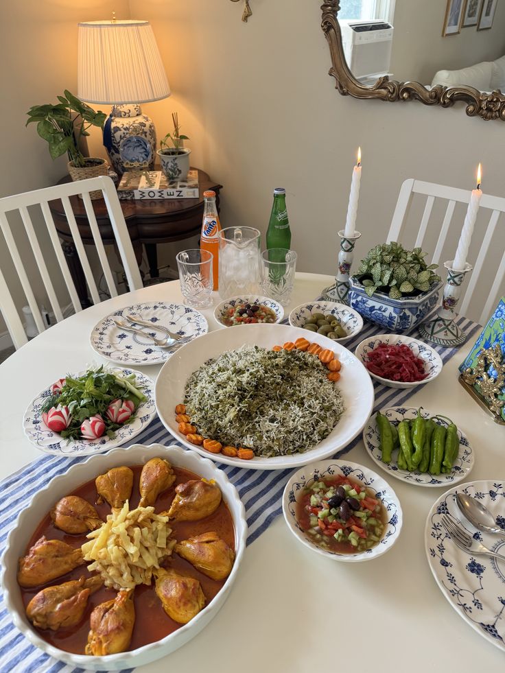 تزیین میز غذا ایرانی