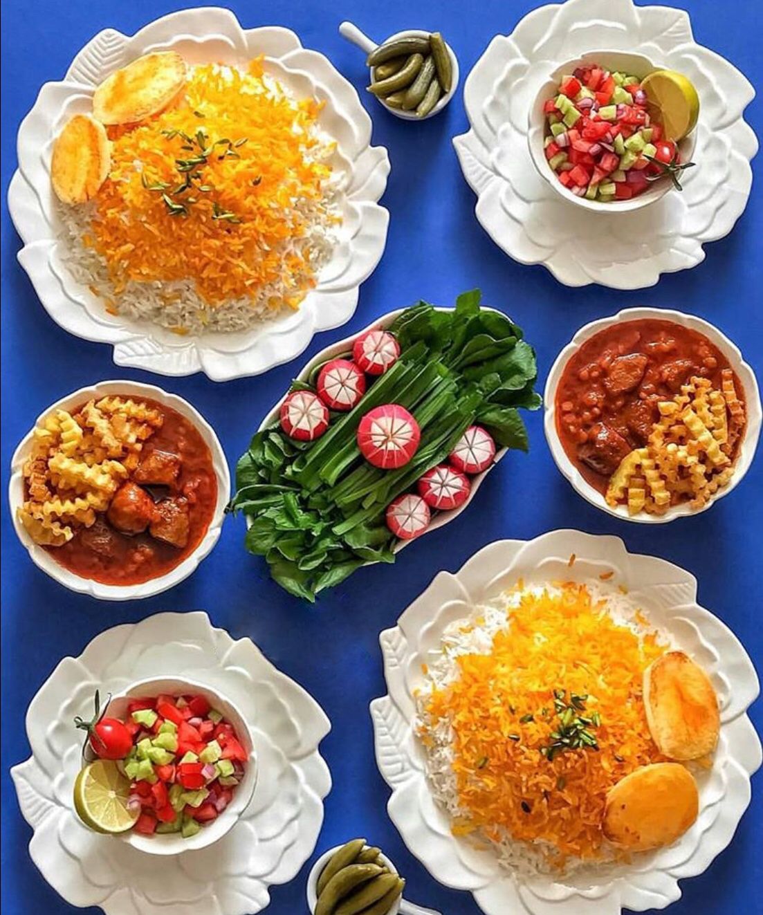 دیزاین میز غذا ایرانی