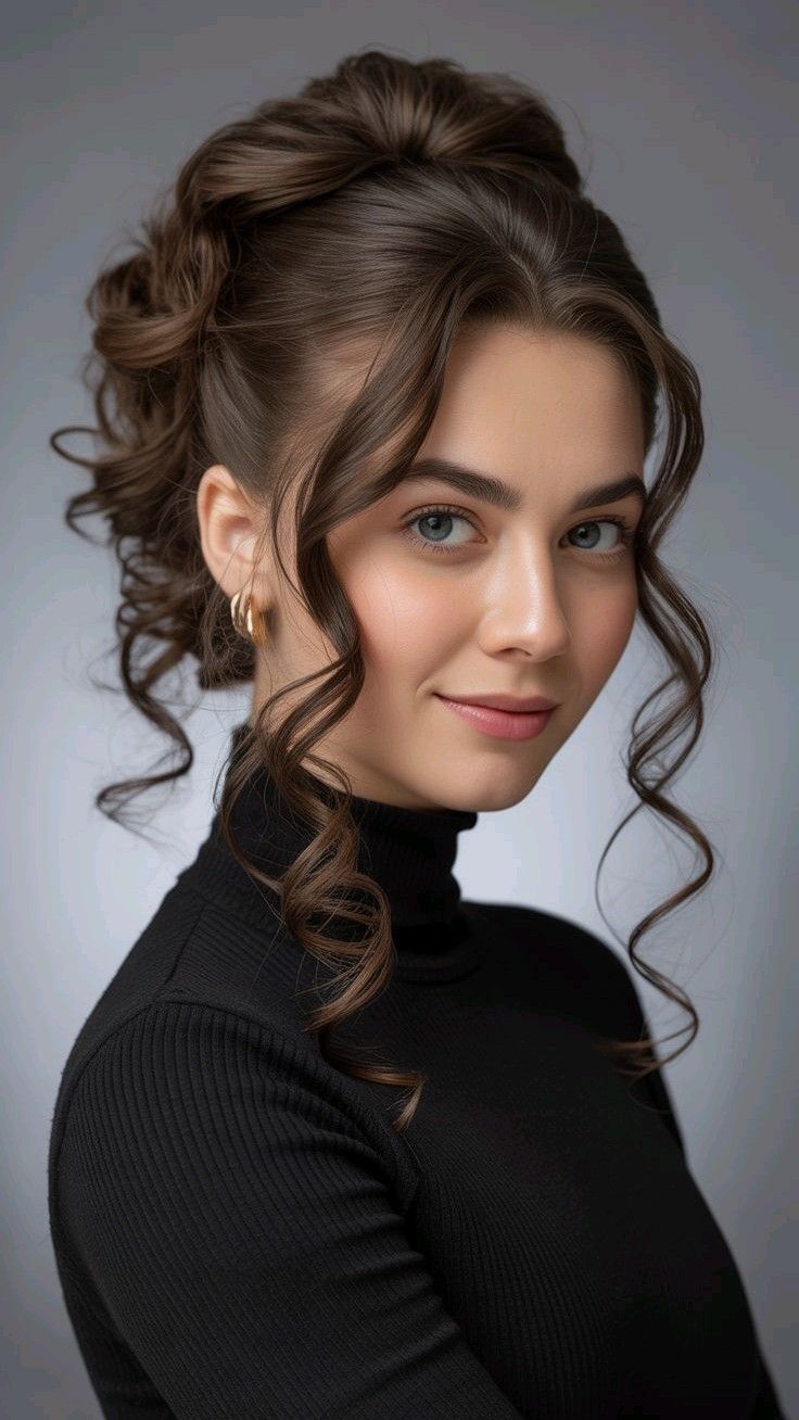 مدل مو بسته بالا
