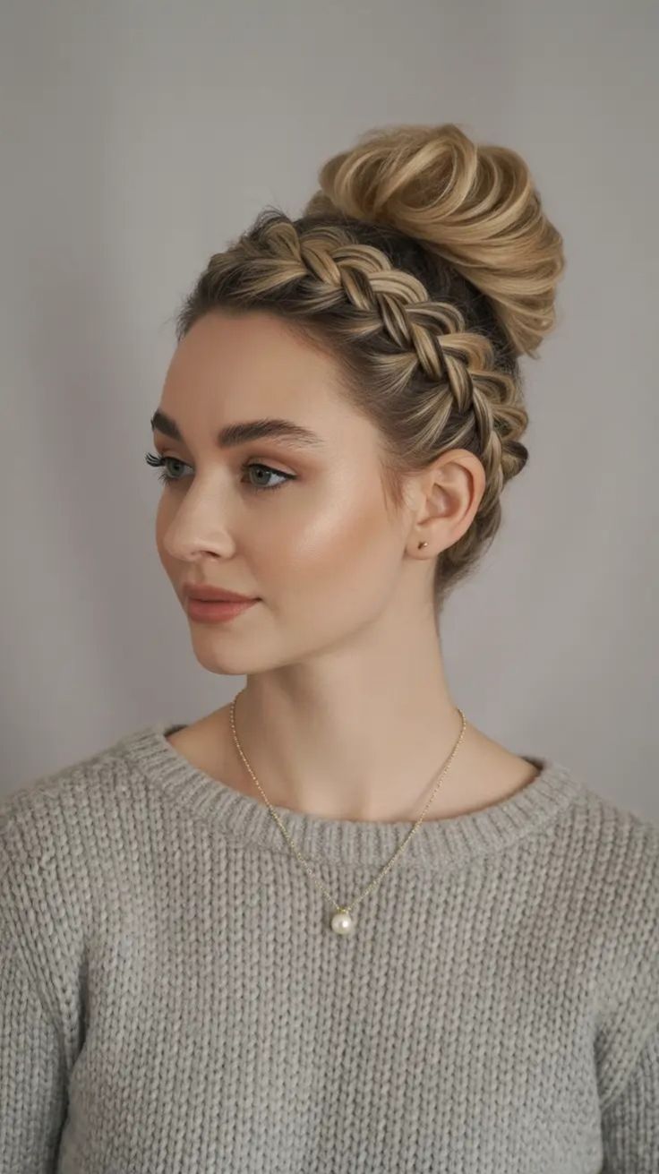 مدل مو بسته بالا