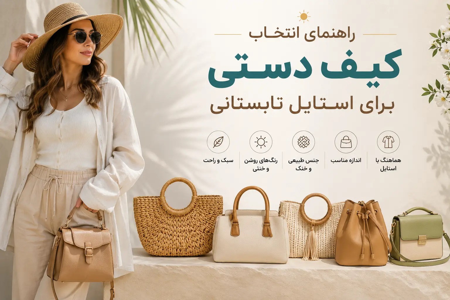 راهنمای انتخاب کیف دستی برای استایل تابستانی