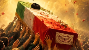 تابوت رهبر شهید