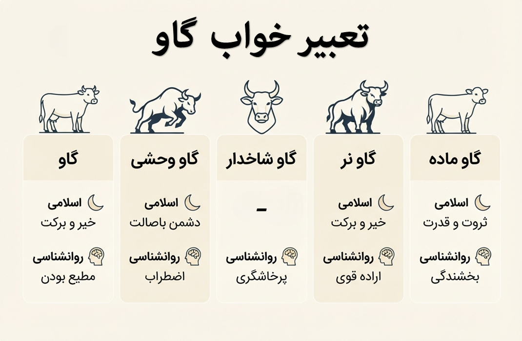 تعبیر گاو خواب
