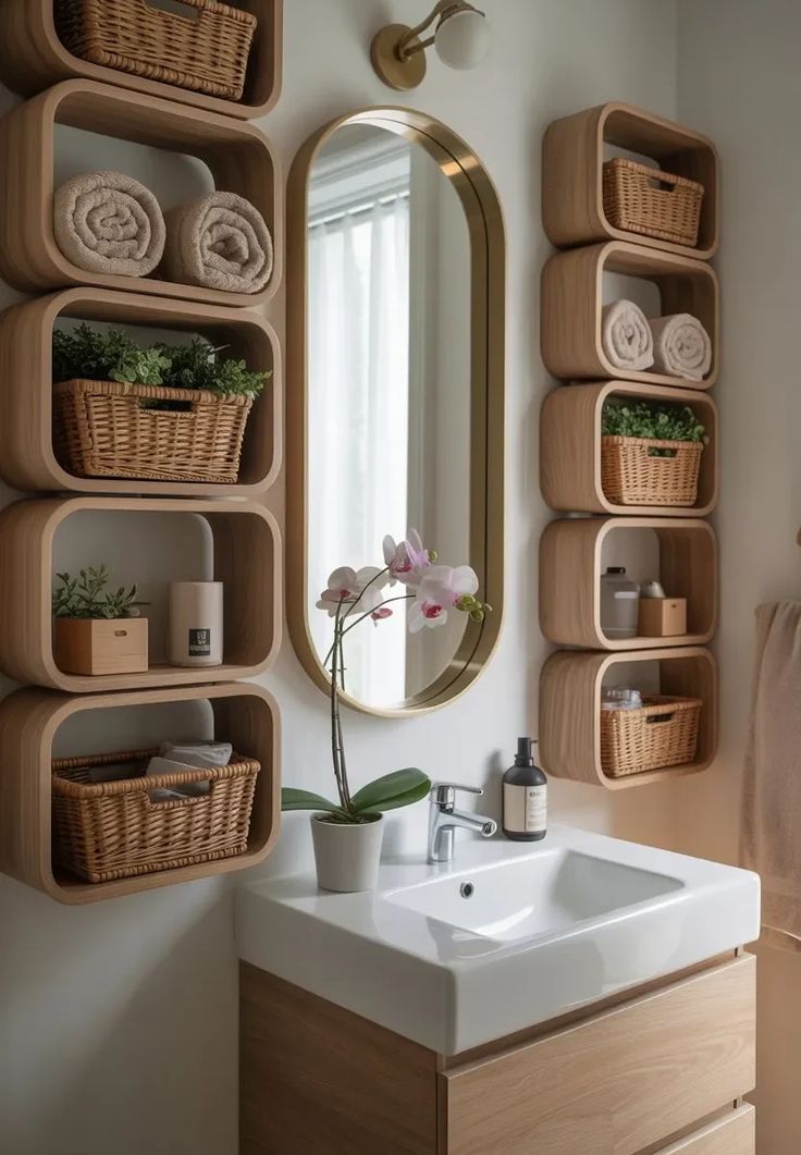 سبد نظم دهنده حمام و دستشویی