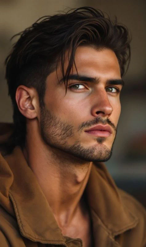 مدل ریش کم پشت