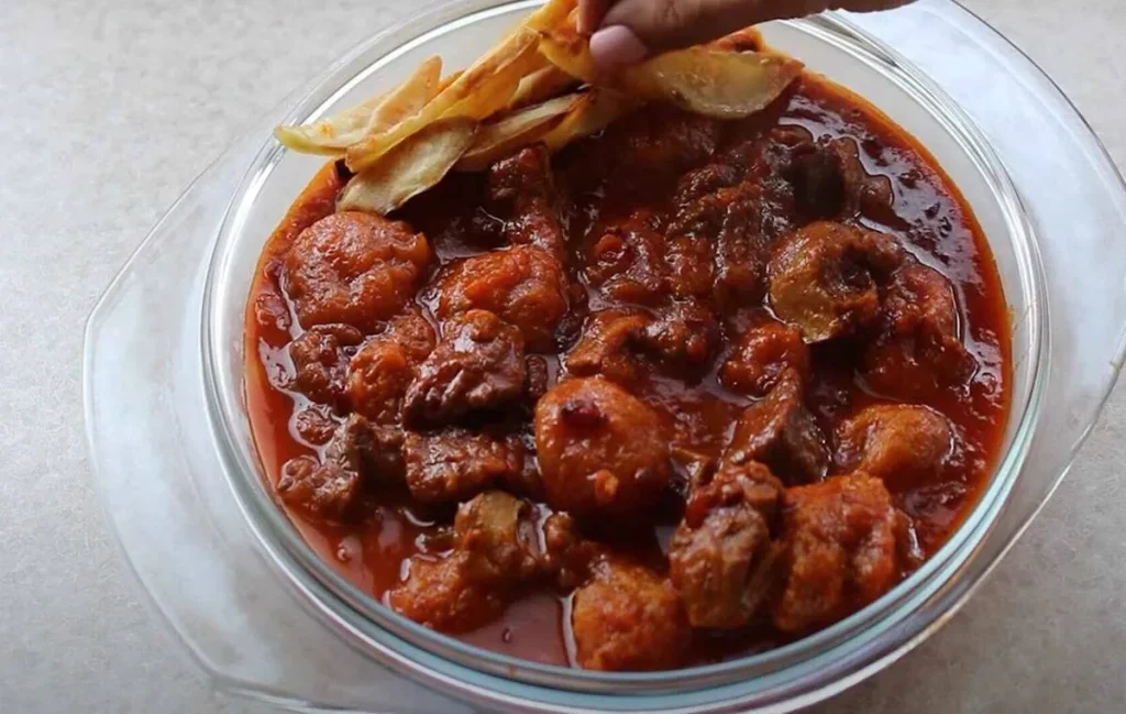 طرز تهیه خورش آلوچه خشک