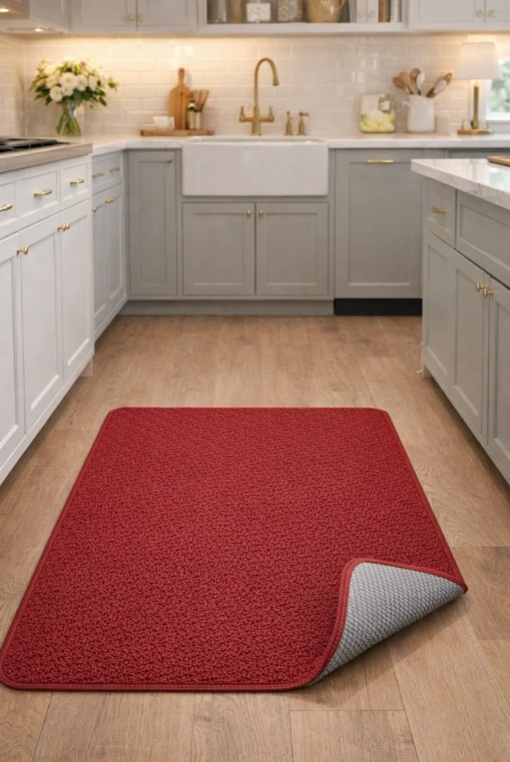 فرش مناسب کابینت طوسی
