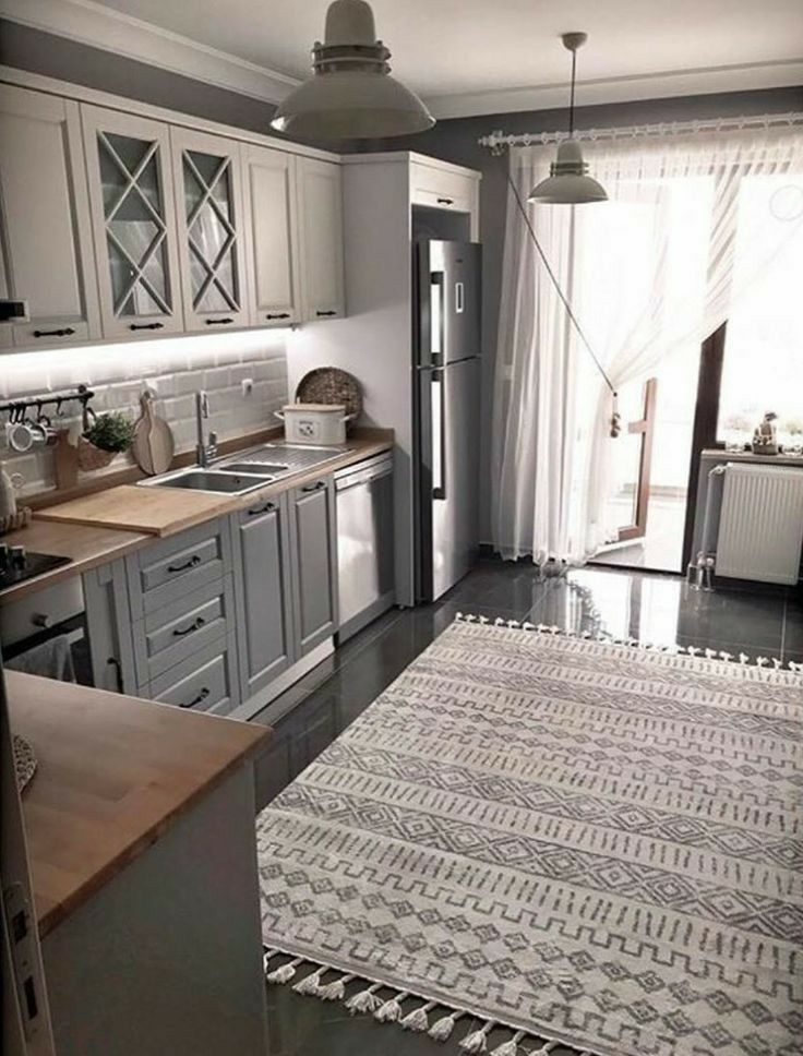 فرش مناسب کابینت طوسی
