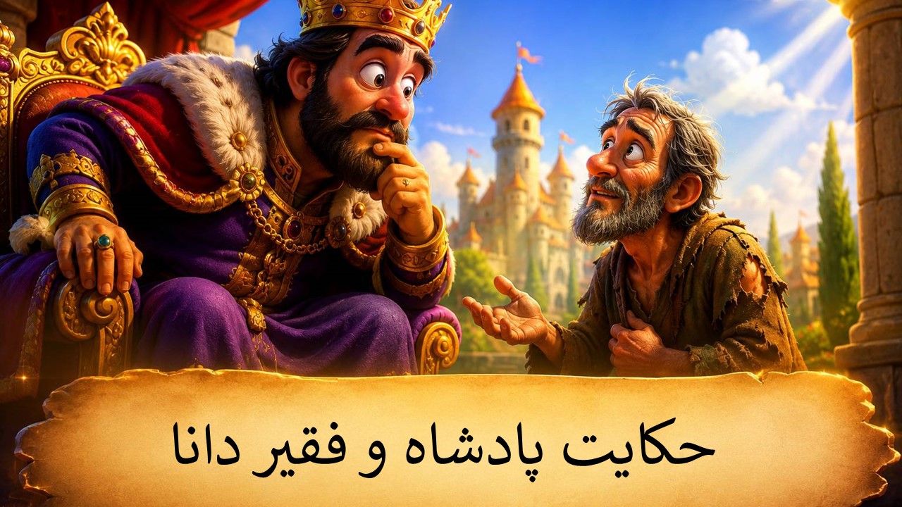 پادشاه و مرد فقیر دانا - داستان پادشاه و مرد فقیر