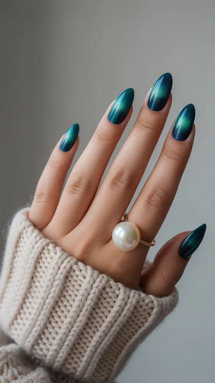 لاک چشم گربه ای آبی دخترانه