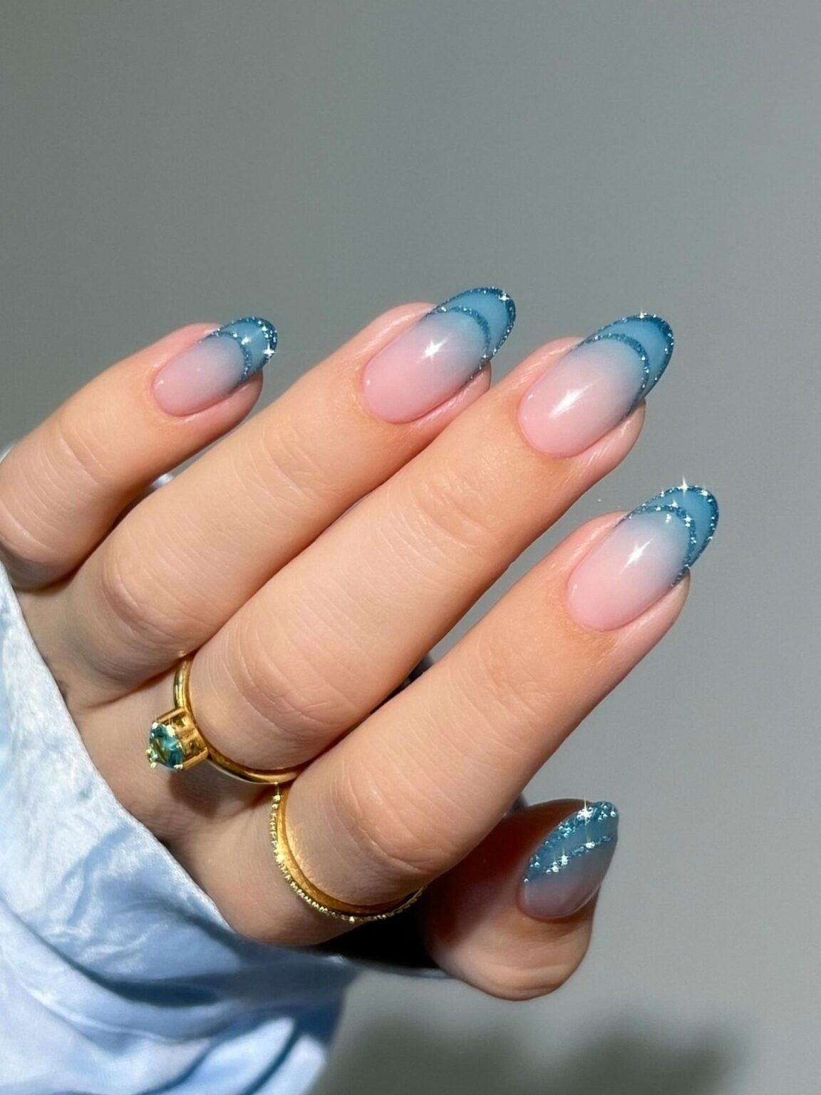 لاک چشم گربه ای آبی دخترانه