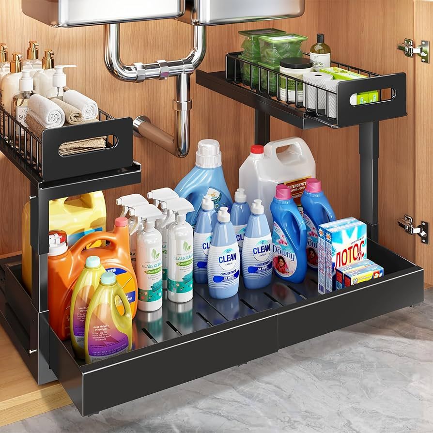 چیدمان کابینت زیر سینک