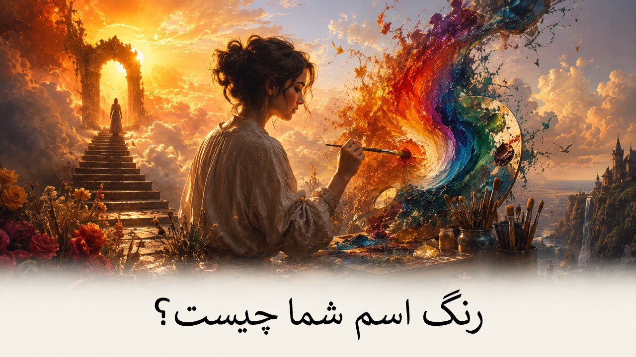 تست رنگ اسم - رنگ اسم شما چیست - رنگ اسم خودتان