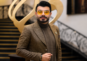 پیمان طالبی و همسرش
