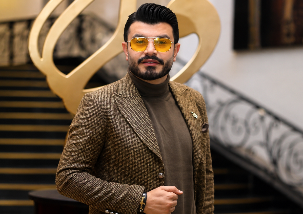 پیمان طالبی و همسرش