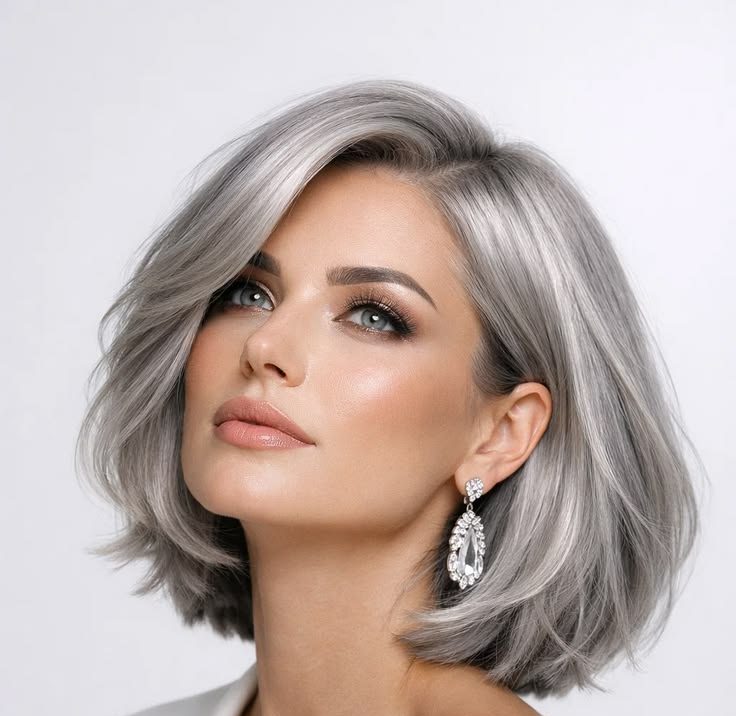 رنگ موی دودی تیره و روشن