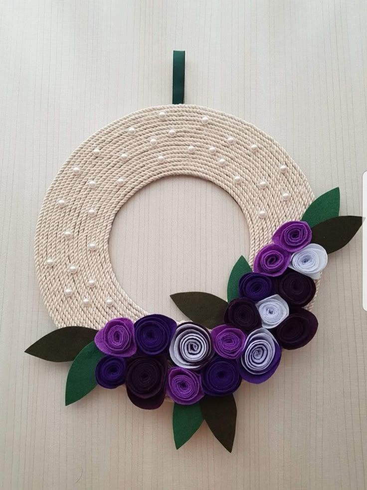 آویز بافتنی رو دری