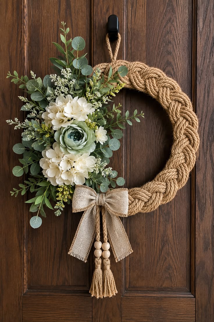 آویز بافتنی رو دری