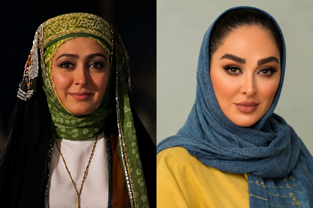 الهام حمیدی بدون گریم