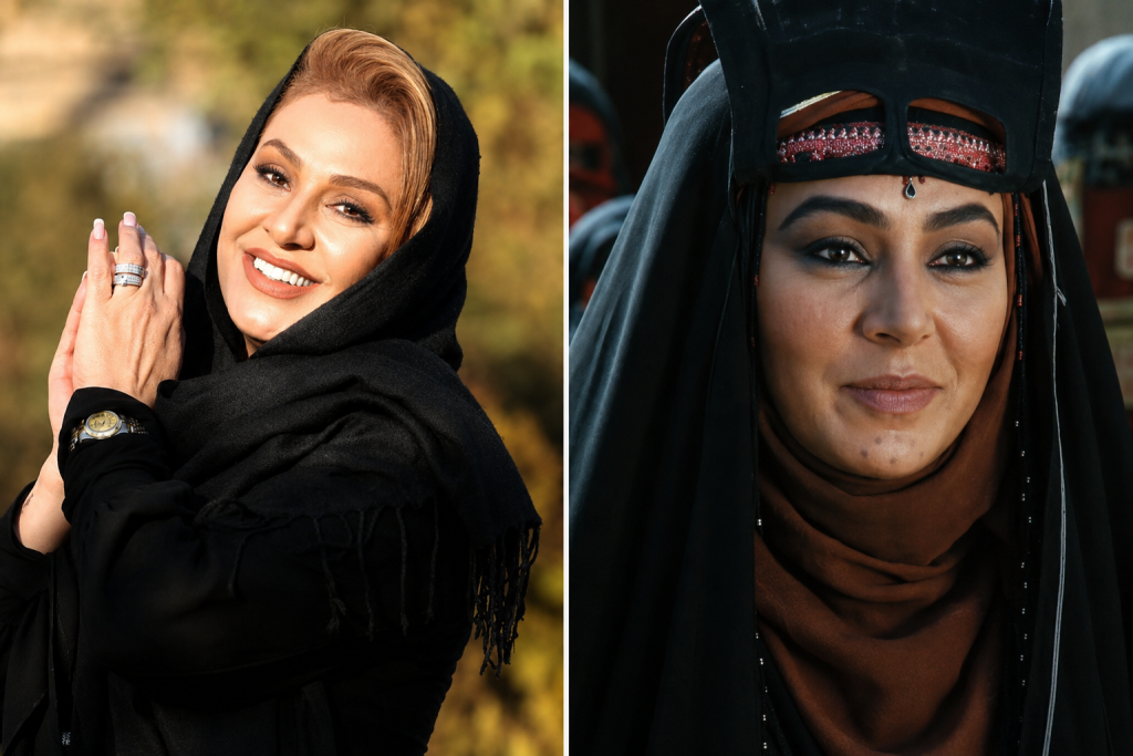 نسرین مقانلو بدون گریم