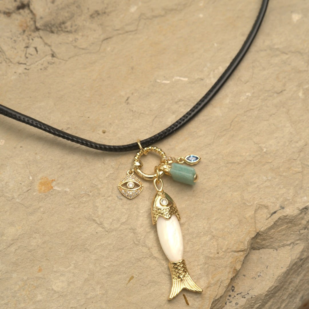 گردنبند طرح ماهی