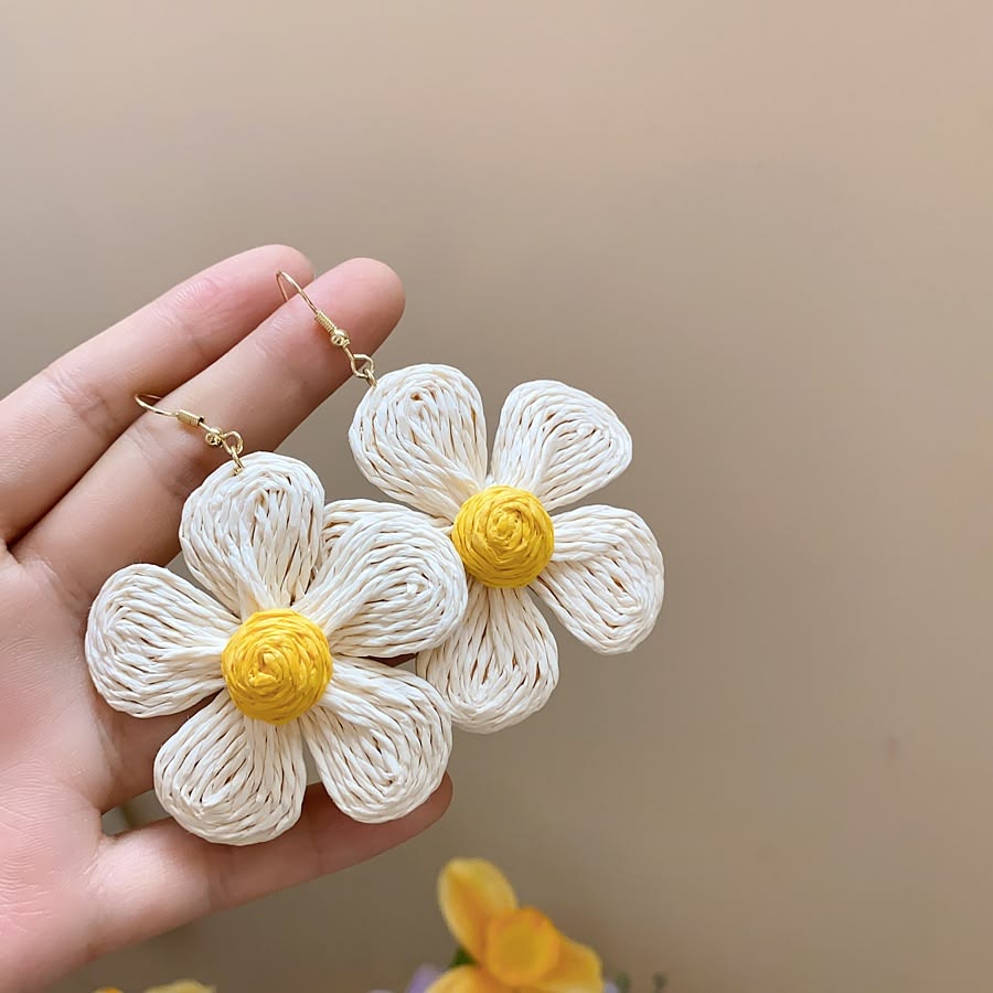 گوشواره مکرومه