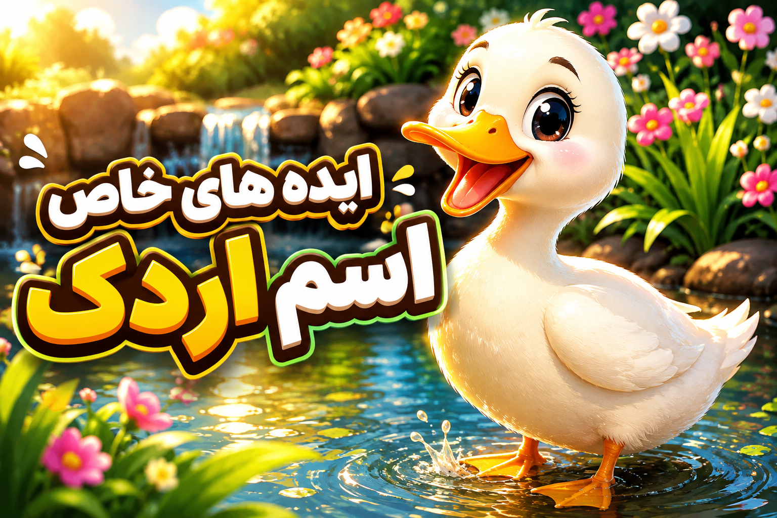 انتخاب اسم برای جوجه اردکها