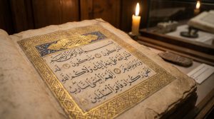 کتاب خطی کهن با حروف عربی و اعداد که نمادی از نظام حساب ابجد است