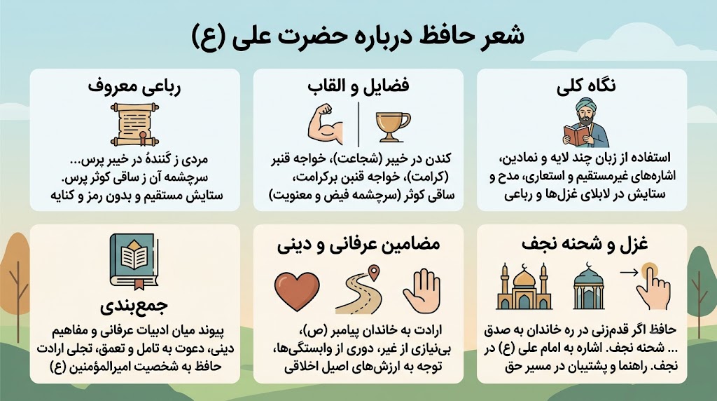 شعر حافظ درباره حضرت علی