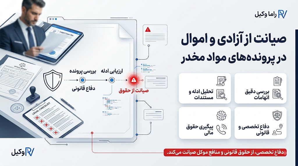 راهکار نهایی برای صیانت از آزادی و اموال با بهترین وکیل مواد مخدر در مشهد