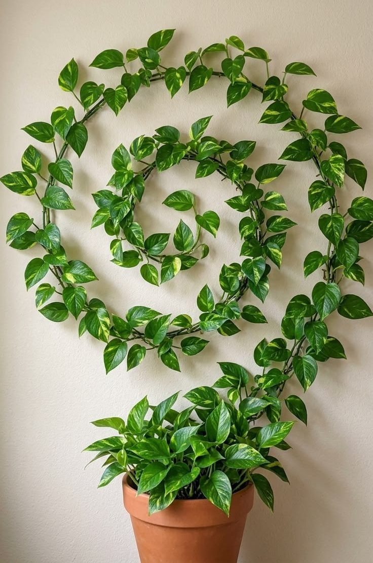 دکور و چیدمان با گیاه پتوس