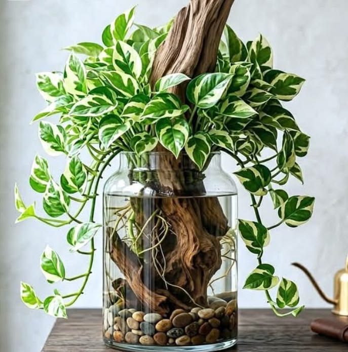 دکور و چیدمان با گیاه پتوس