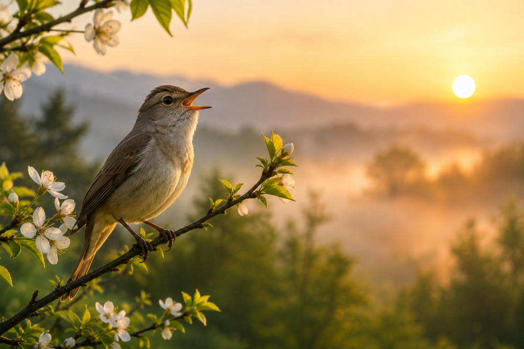 صدای پرنده مرغ سحر